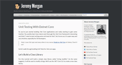 Desktop Screenshot of jeremymorgan.com